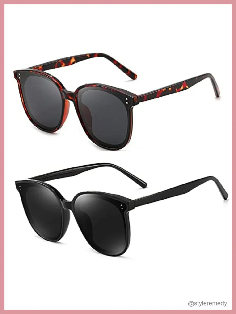 Oversized Cat Eye Sunglasses UV400 Protection Polarized Square Shades for Women